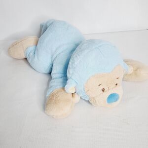 Baby Ganz Collection Dashing Monkey Light Blue Plush 11" Long